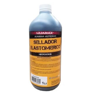 Sellador Elastomerico Negro Lajamax X 1 Lt Para Microfisuras - Imagen 2